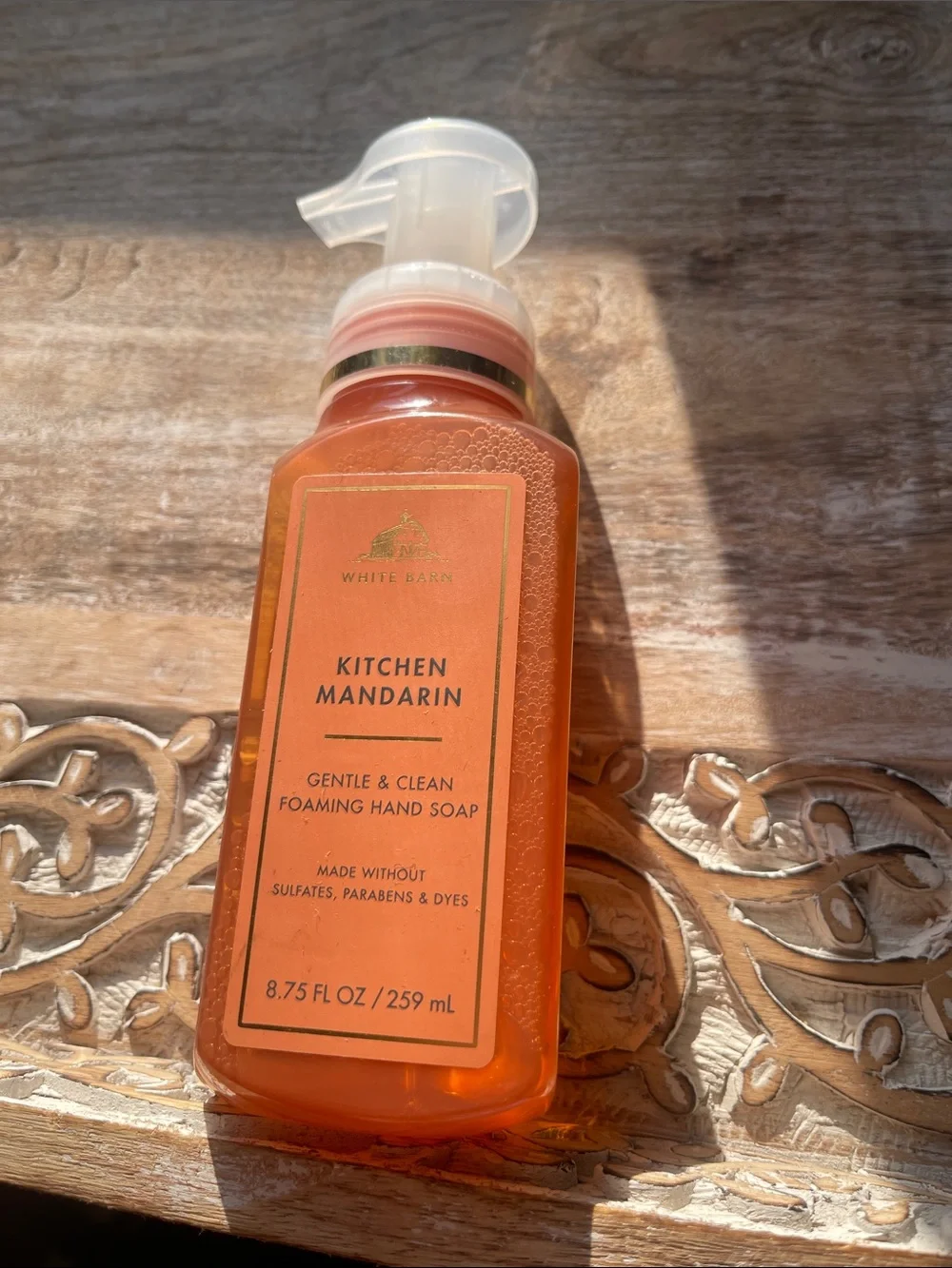 White Barn Kitchen Mandarin Foaming Hand Soap - Orange